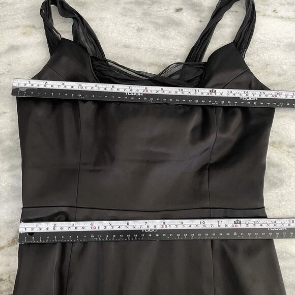 Betsey Johnson Vintage 90s Pencil Dress Size 8 M Black Y2K Whimsigoth Goth USA - Picture 12 of 16